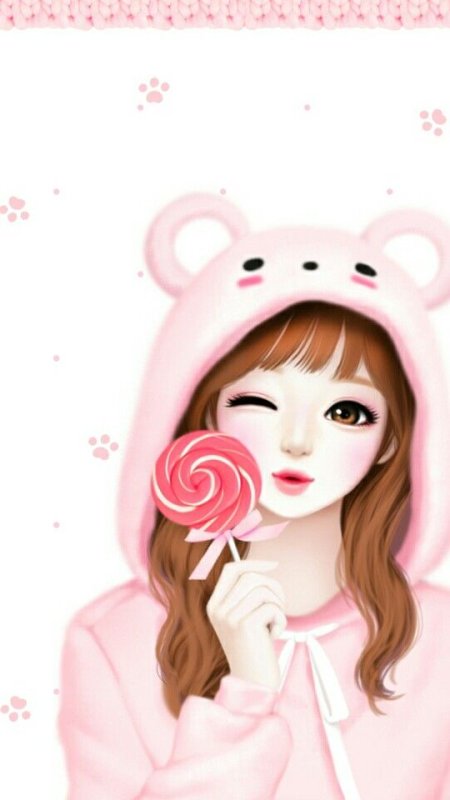 Кореянка мультяшка