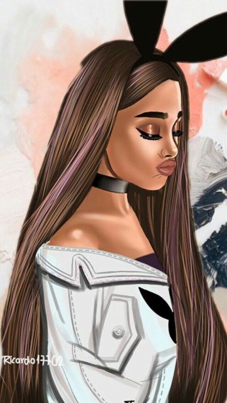 Ариана Гранде мультяшная