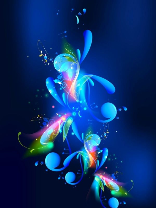 Живые яркие обои