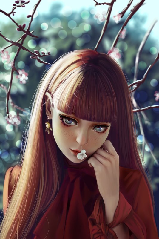 Девочка арт