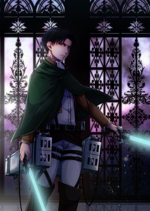 Атака титанов Леви Аккерман