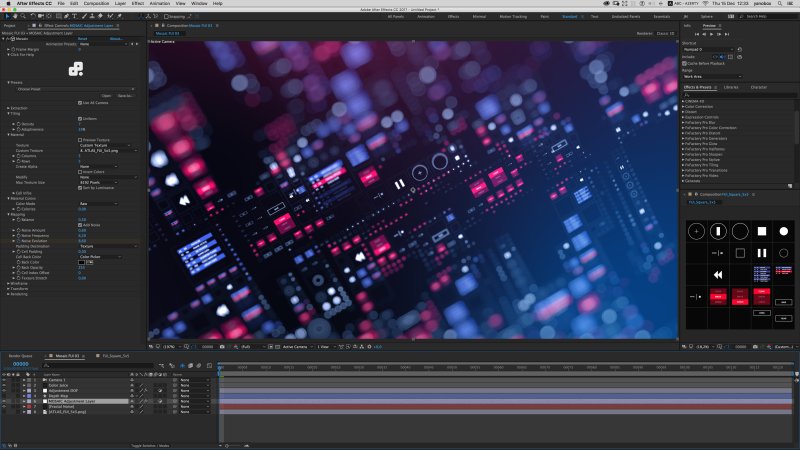 Adobe after Effects Интерфейс