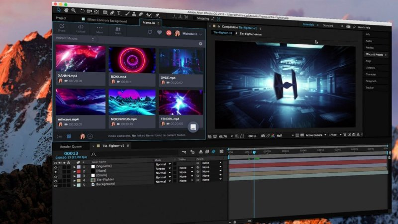 Adobe after Effects 2020 Интерфейс