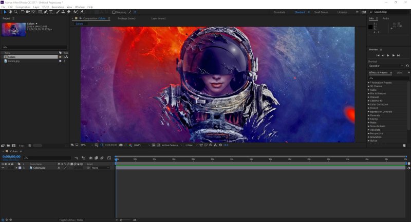 Приложение after Effects