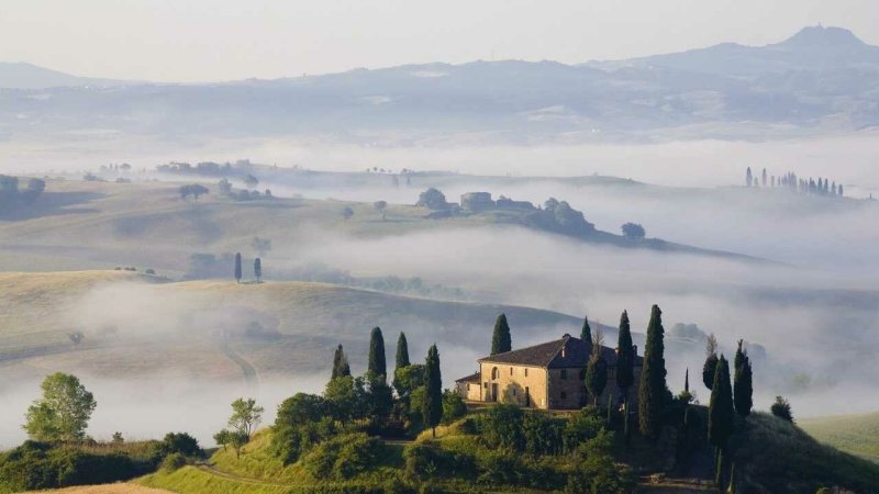 Тосканские холмы, Италия
