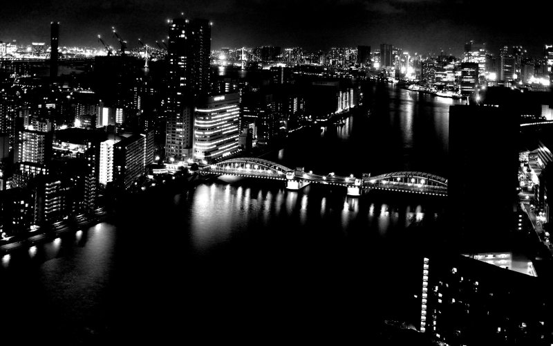 Красивый ночной город