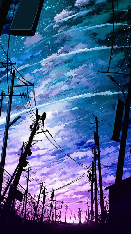 Аниме пейзаж