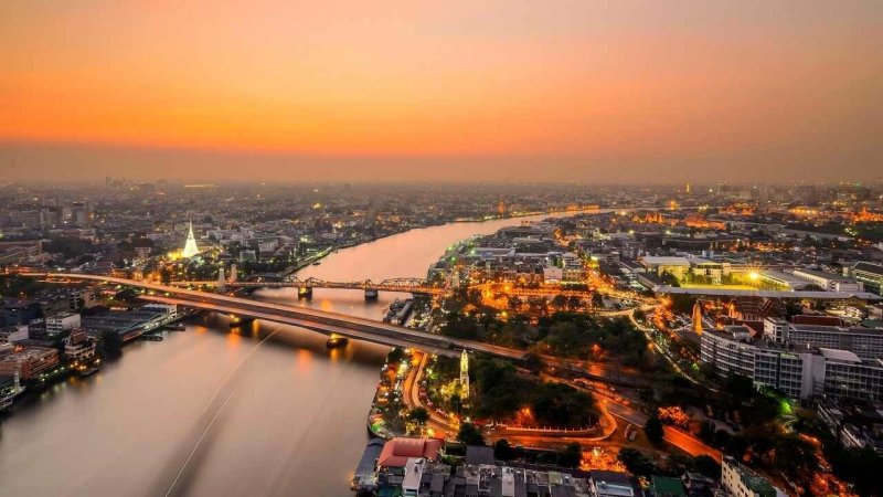 Река Чаупхрая в Бангкоке