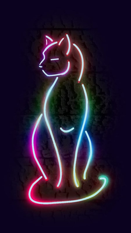 Неоновые символы