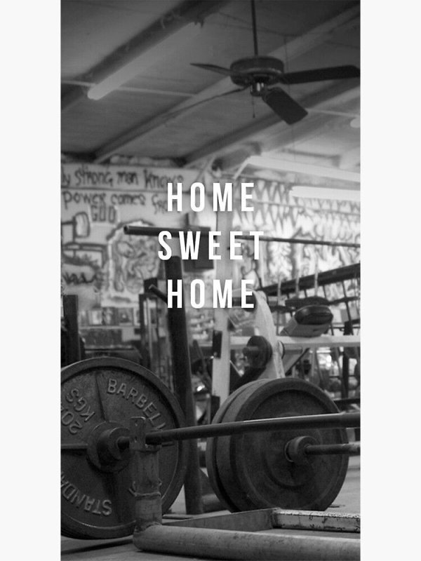 Штанга в спортзале