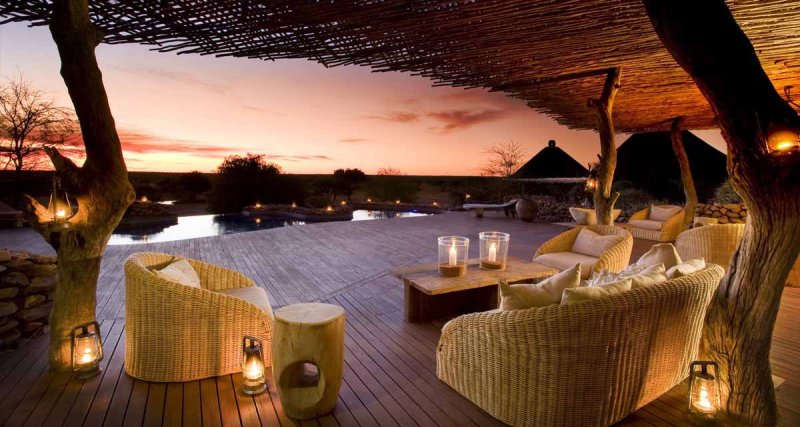 Терраса Бали бунгало