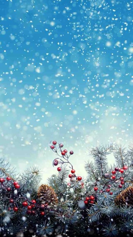 Зимний фон новогодний