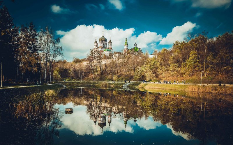 Парк Феофания в Киеве