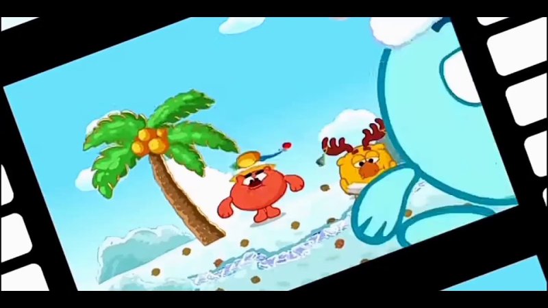 Новогодняя заставка смешариков 2022