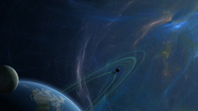 Обои космос панорамные