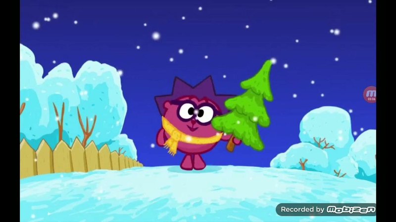 Смешарики Новогодняя заставка