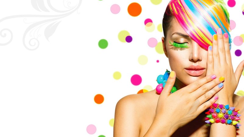 Яркий баннер для салона красоты