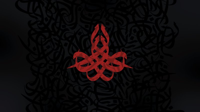 Готическая каллиграфия обои