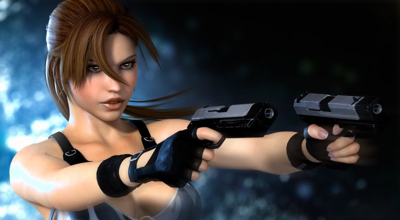Tomb Raider Лара Крофт 3d