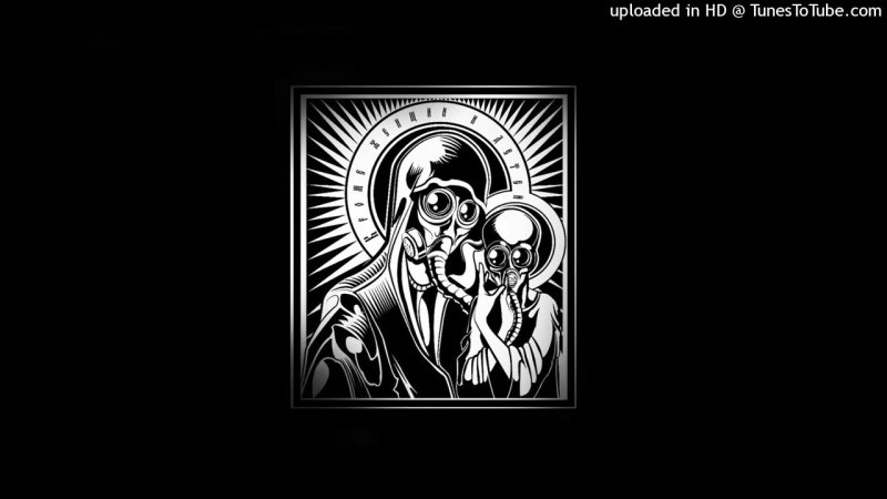 Икона черно белая