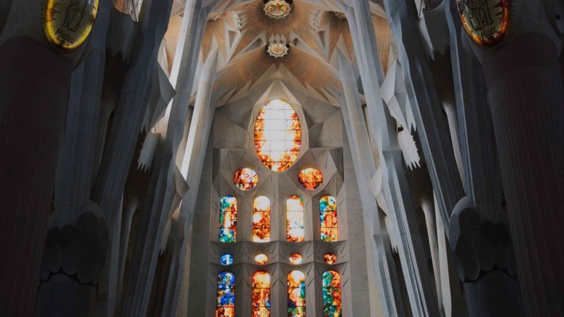 Sagrada familia Basilica витражи