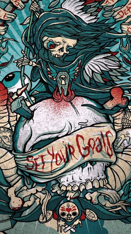 Череп в стиле андеграунд