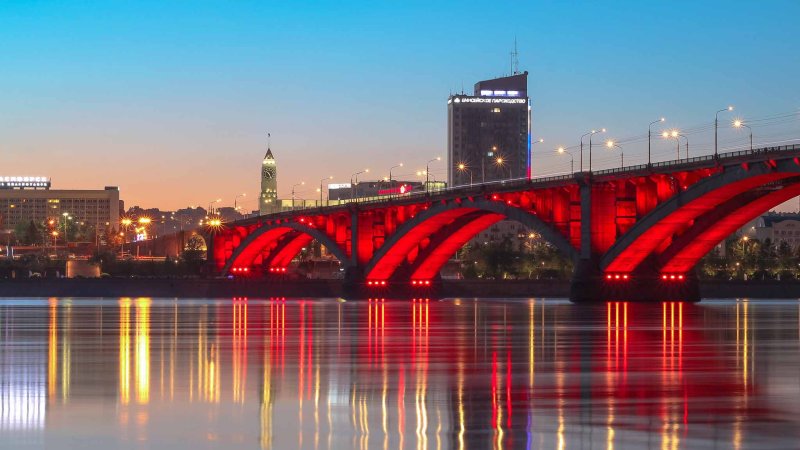 Коммунальный мост Биг Бен Красноярск