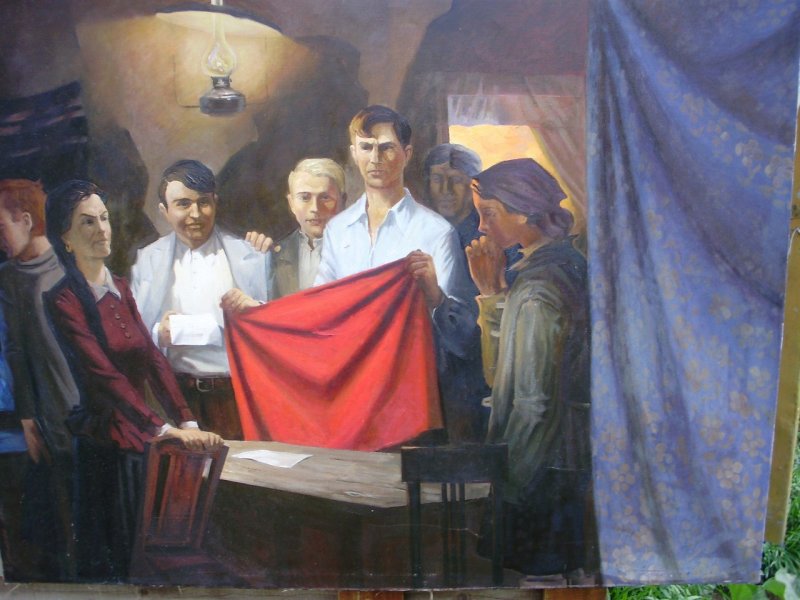 Молодая гвардия клятва Молодогвардейцев