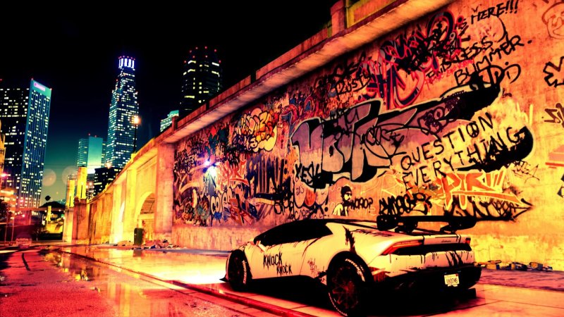 Обои в стиле андеграунд