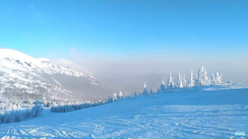 Гора зеленая Шерегеш