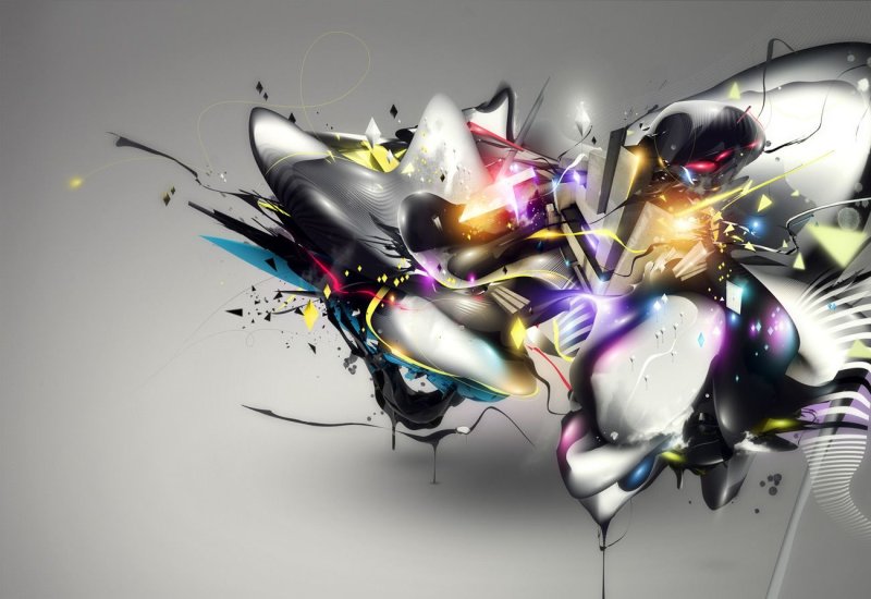 Яркая абстракция