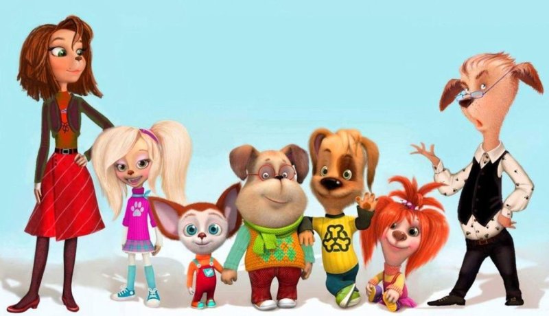 Барбоскины Лиза роза дружок Гена