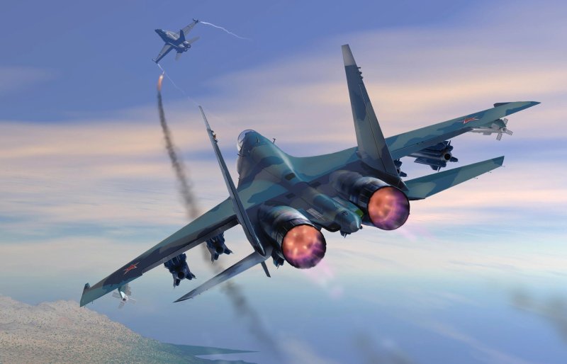 Су-35 двухдвигательный реактивный самолёт