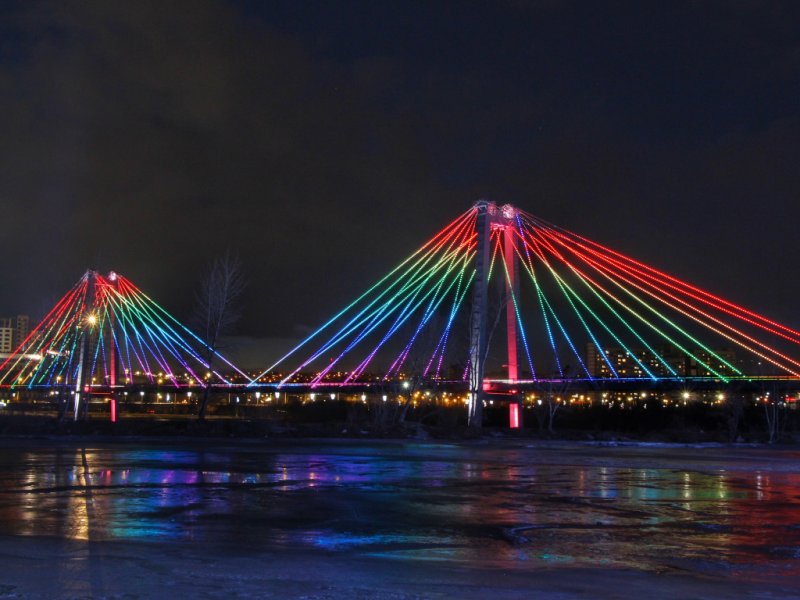 Вантовый мост Красноярск