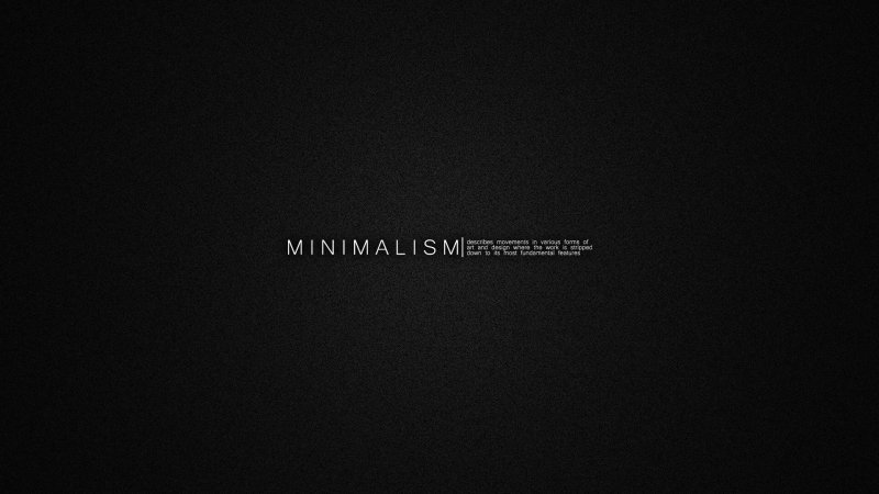 Фото на рабочий стол Минимализм