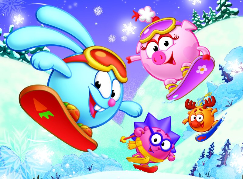 Смешарики новый год