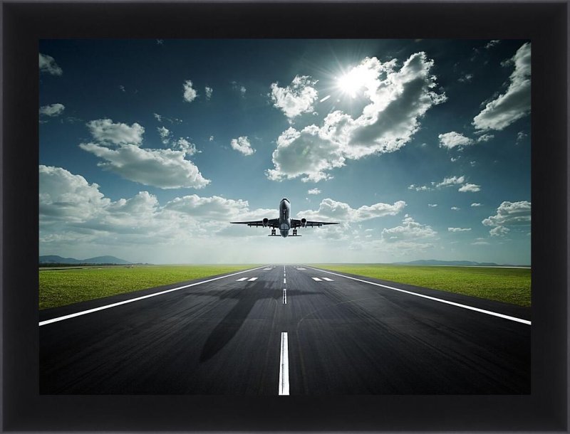 Черная полоса бывает взлетной