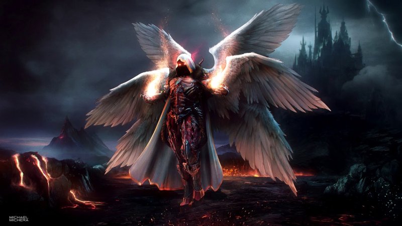 Шестикрылый Серафим Люцифер