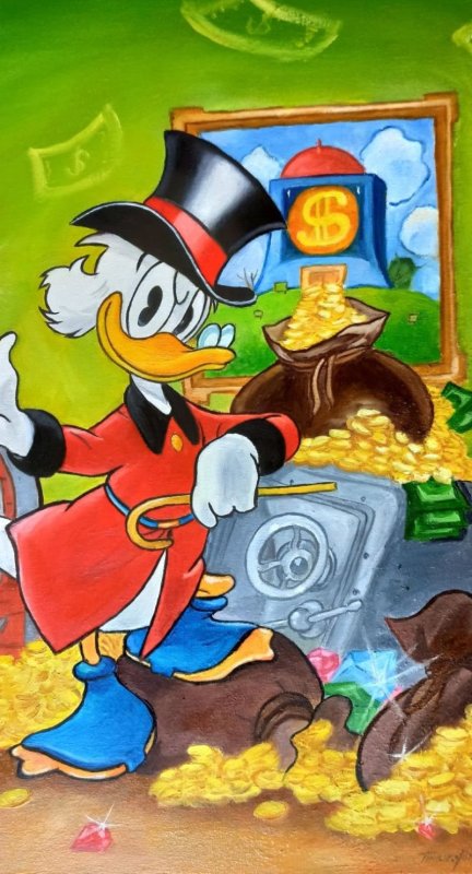 Скрудж макдак в золоте