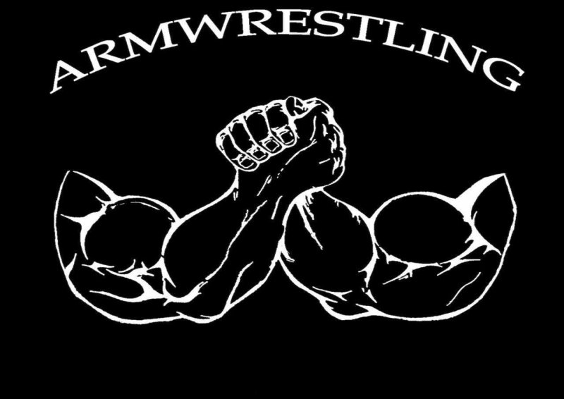 Армрестлинг рисунок