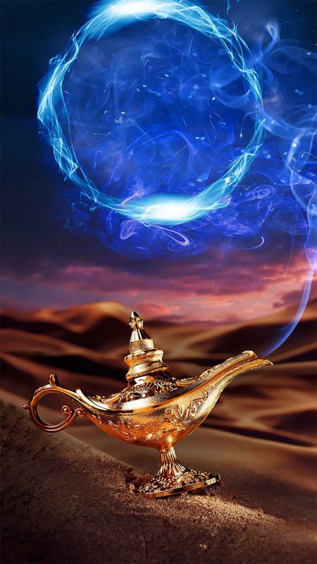 Лампа Джина из Аладдина