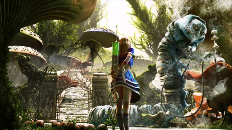 Алиса в стране чудес обои