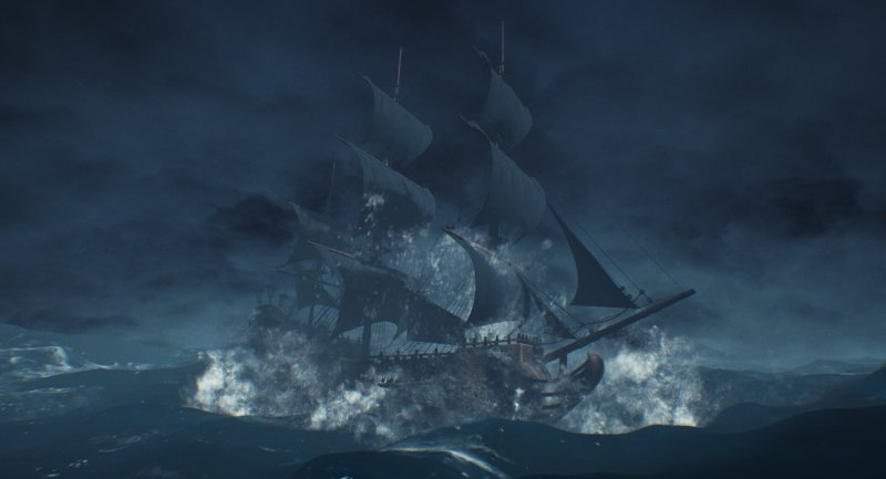 Чёрная Жемчужина корабль призрак