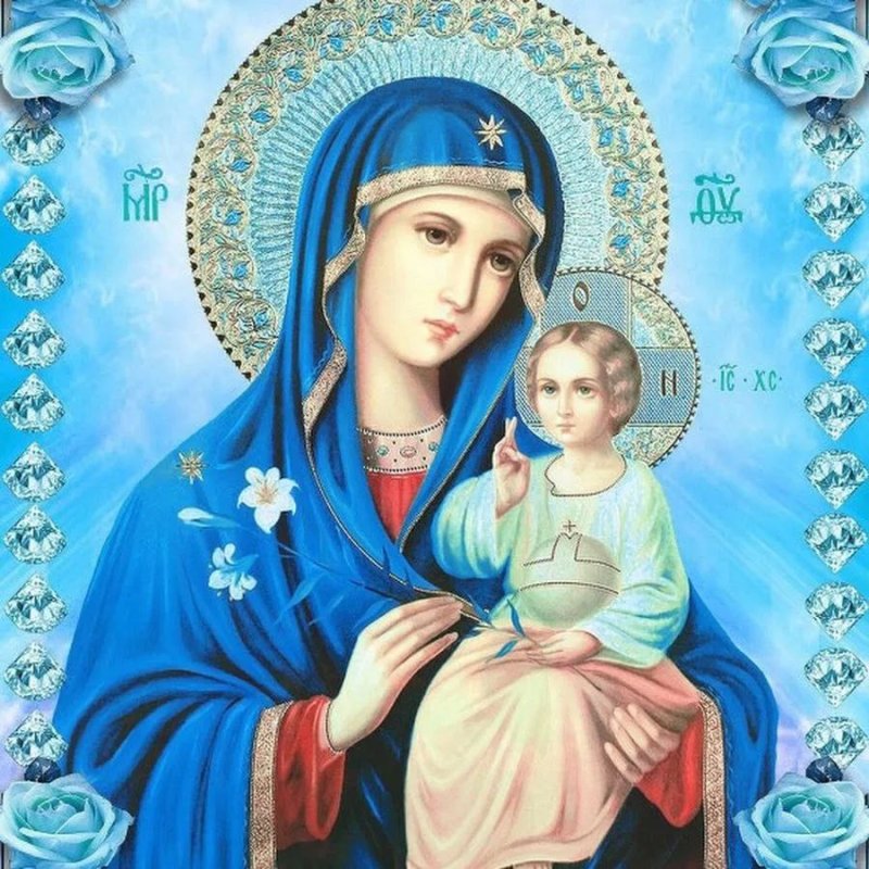 Пресвятая Богородица Неувядаемый цвет