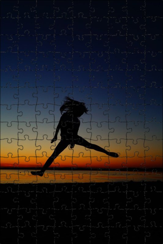 Силуэт на закате