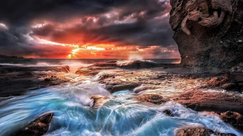 Красивая природа море