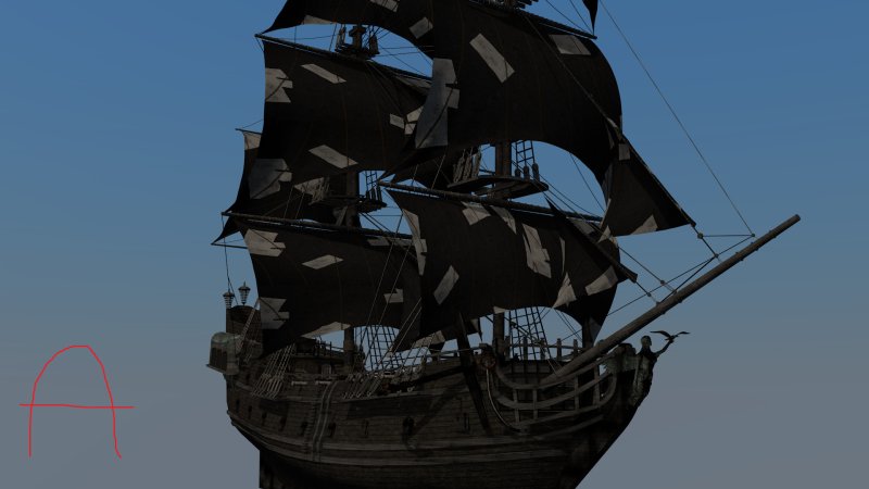 Летучий голландец корабль Галеон