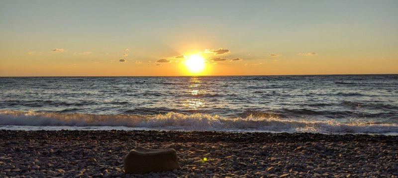 Анапа галечный пляж фото