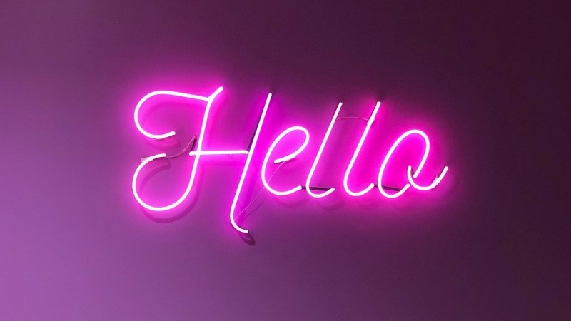 Неоновая вывеска