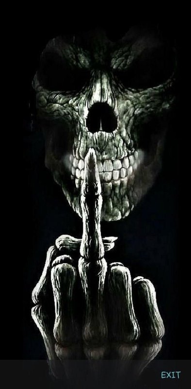 Череп с факом